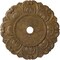 Ekena Millwork Angel Ceiling Medallion (Fits Canopies up to 15 3/4"), 32 1/4"OD x 3 5/8"ID x 1 1/8"P, Rubbed Bronze CM32ANRZS - alternate 1